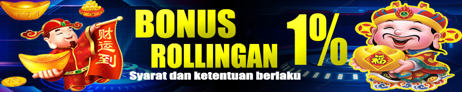 Bonus rolingan 1% Mulia303